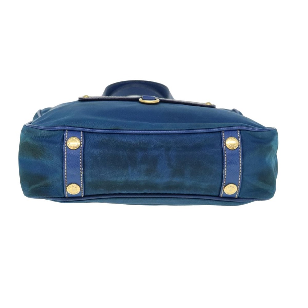 💎✨BEAUTIFUL✨💎 PRADA Hand Bag Nylon 2way Blue - Picture 6 of 16